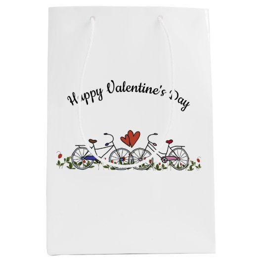 Bicycle Lovers Valentijn Medium Cadeauzakje (Voorkant)