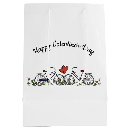 Bicycle Lovers Valentijn Medium Cadeauzakje (Achterkant)