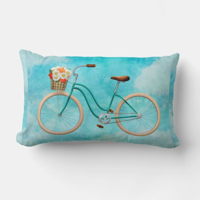 Bicycle Lumbar Pillow Kussen (Voorkant)