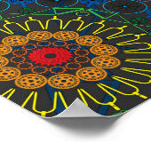 Bicycle Mandala Array 1 Poster (Hoek)
