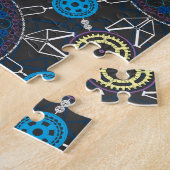 Bicycle Mandala Array Puzzle Legpuzzel (Zijkant)