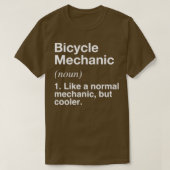 Bicycle Mechanic Defined  Funny Definition  T-shirt (Design voorkant)