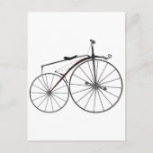 Bicycle met ouderwetse "Boneshaker" Briefkaart (Voorkant)