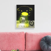 Bicycle Mini Camper Mark II Design UFO Promo 2 Canvas Afdruk (Insitu (Woonkamer))