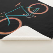 Bicycle mountainbike - Cute Cycling Lover Sherpa Deken (3/4)