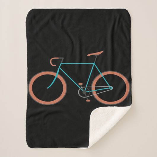 Bicycle mountainbike - Cute Cycling Lover Sherpa Deken (Voorkant)
