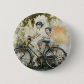 Bicycle Mural Button (Voorkant)