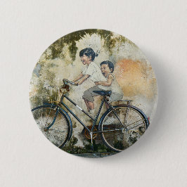 Bicycle Mural Button