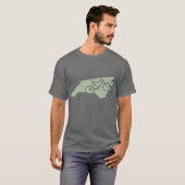 Bicycle North Carolina t-shirt (Voorkant volledig)