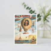 Bicycle Parachute Act, 1896 Briefkaart (Staand voorkant)