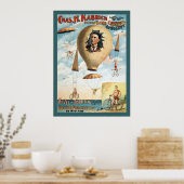 Bicycle Parachute Act ~  Performance Poster (Keuken)