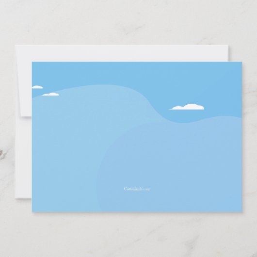 Bicycle Parade Birthday Celebration Kaart (Achterkant)