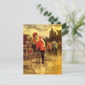 Bicycle Party Uitnodiging Gals Social (Staand voorkant)