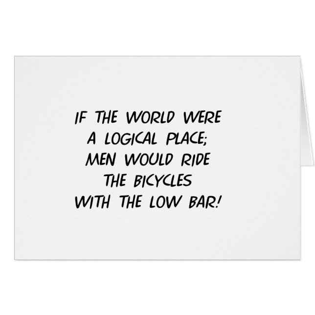 Bicycle Philosophy (Voorkant Horizontaal)