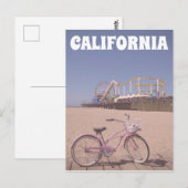 Bicycle Pier California Santa Monica Beach Travel Briefkaart (Voorkant / Achterkant)