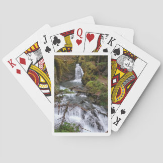 Bicycle playing cards with an Alaskan waterfall Pokerkaarten
