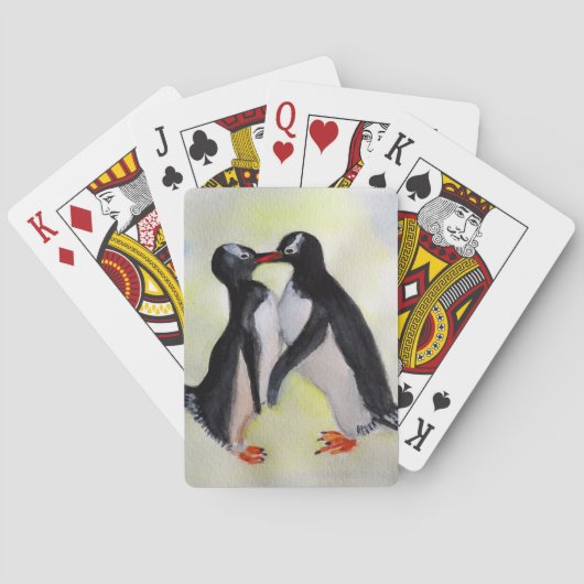 Bicycle® Poker-speelkaarten Penguins Speelkaarten (Achterkant)