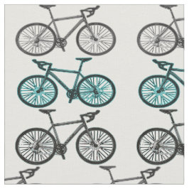 Bicycle Print Design Materiaal Stof