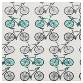 Bicycle Print Design Materiaal Stof