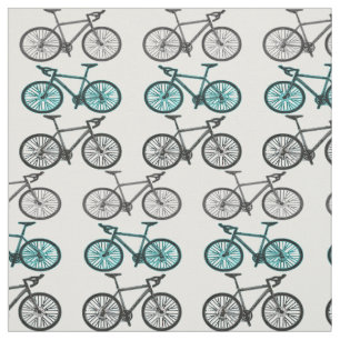 Bicycle Print Design Materiaal Stof