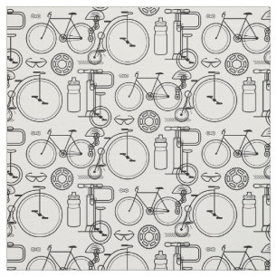 Bicycle Print Fabric voor essentiële fietsen Stof