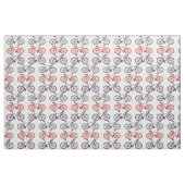 Bicycle Print Pattern Fabric Stof (Fat Quarter)