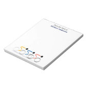 Bicycle Race - Gepersonaliseerd Logo Notitieblok (Linkerzijde)