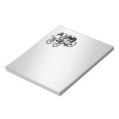 Bicycle Race Silver Notitieblok (Linkerzijde)