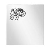 Bicycle Race Silver Notitieblok (Voorkant)