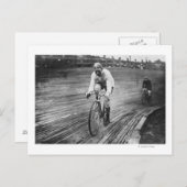 Bicycle Racer in de 6-daagse Washington DC Race Briefkaart (Voorkant / Achterkant)