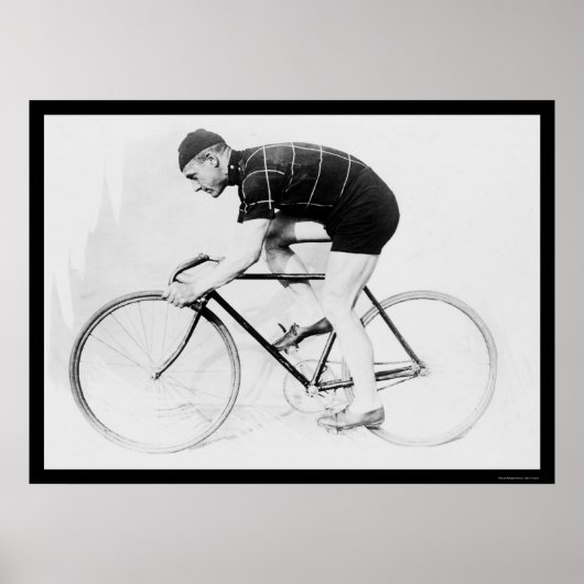 Bicycle Racer, Norman Anderson 1914 Poster (Voorkant)