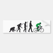 bicycle racing evolution bumpersticker (Voorkant)