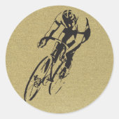 Bicycle Racing Ronde Sticker (Voorkant)
