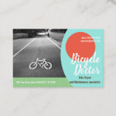 BICYCLE REPAIR Euro, 3,346 x 2,165-inch Visitekaar Visitekaartje (Voorkant)