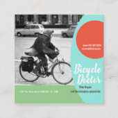BICYCLE REPAIR Square, 2,5 x 2,5-inch Visitekaartj Vierkante Visitekaartje (Voorkant)