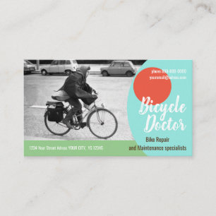 BICYCLE REPAIR Standard, 3,5 x 2,0-inch Visitekaar Visitekaartje