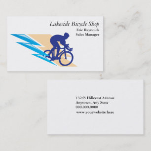 Bicycle Rider Logo Visitekaartje