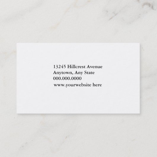 Bicycle Rider Logo Visitekaartje (Achterkant)