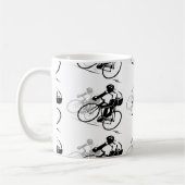 Bicycle Riding Coffee-Mok Koffiemok (Links)