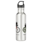 Bicycle Riding Honey Badger Waterfles (Voorkant)
