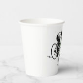 Bicycle Riding Race Papieren Bekers (Rechts)