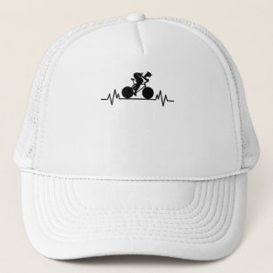 Bicycle Road Bike Heartbeat Design Bicycle Cycled Trucker Pet