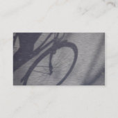 Bicycle schaduwvisitekaartje visitekaartje (Voorkant)