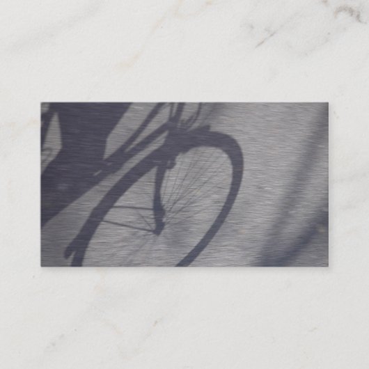 Bicycle schaduwvisitekaartje visitekaartje (Voorkant)