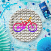 Bicycle Silhouette Papieren Bordje (Feest)