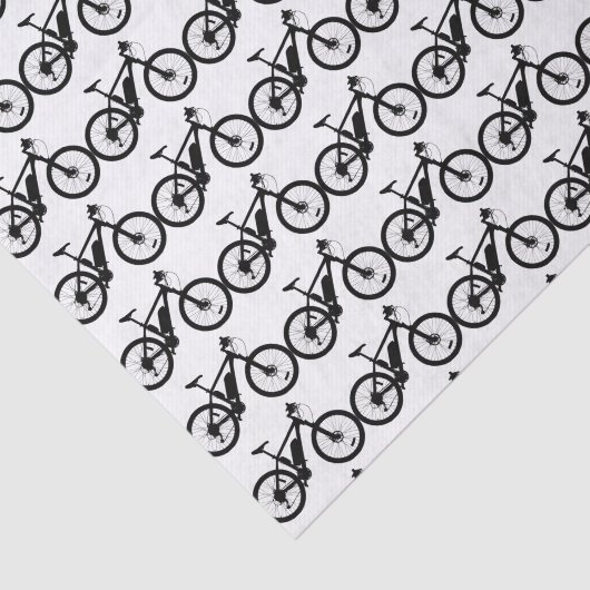 Bicycle Silhouette Tissuepapier (Detail)