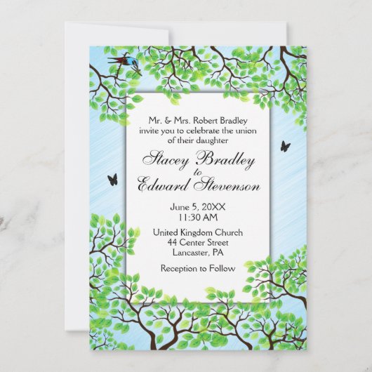 Bicycle Theme Weddenschap Blue Kaart (Achterkant)