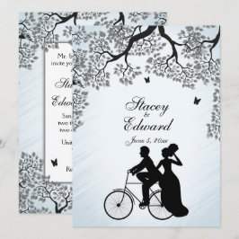 Bicycle Theme Weddenschap Blue Sky Kaart