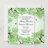 Bicycle Theme Weddenschap Kaart (Achterkant)