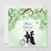 Bicycle Theme Weddenschap Kaart (Voorkant)